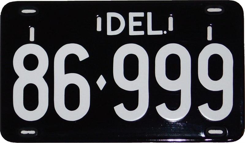 4 Digit Delaware License Plates For Sale